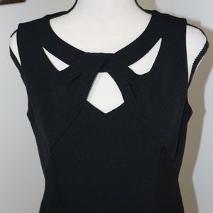 Jones Studio, Twisted cutout  Neckline dress....
